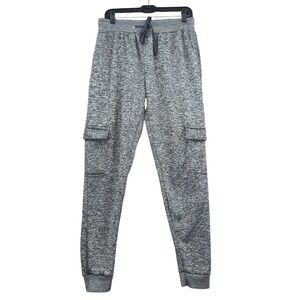 Mission Ridge Jogger Cargo Pants Mens Medium Cotton Blend Gray Space Dye